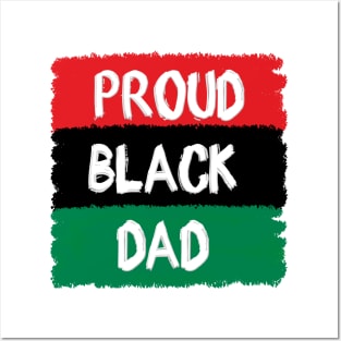 Proud Black Dad Posters and Art